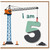 5th Birthday Card, I Am 5 Construction Crane Card