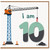 10th Birthday Card, I Am 10 Construction Crane Design