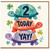 2nd Birthday Card, Cute Turtle Today Yay Design