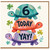 6th Birthday Card, Cute Turtle Today YAY Card