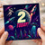 2nd Birthday Card, Space Theme