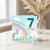 7th Birthday Card, Unicorn Rainbow Today