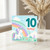 10th Birthday Card, Cute Unicorn Rainbow 10 Today Card