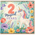 2nd Birthday Card, Magical Unicorn and Floral Design