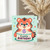 6th Birthday Card, Cute Tiger Birthday Cake Card