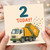 2nd Birthday Card, 2 Today Rubbish Truck Card