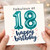 18th Birthday Card, Fabulous at 18 Happy Birthday Card