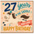 27th Birthday Card, 27 Years in the Saddle Horse Birthday Card