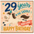 29th Birthday Card, Unicorn Happy Birthday Card, What a Ride!