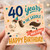 40th Birthday Card, Horse Birthday Card, 40 Years In The Saddle What A Ride Happy Birthday