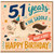 51st Birthday Card, Happy Birthday Horse Card, 51 Years in the Saddle What a Ride