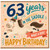 63rd Birthday Card, 63 Years in the Saddle What a Ride Horse Birthday Card