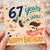 67th Birthday Card, 67 Years in the Saddle Horse Birthday Card