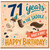 71st Birthday Card, 71 Years In The Saddle Happy Birthday Horse Card