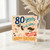 80th Birthday Card, In the Saddle What a Ride Birthday Card with Horse Design