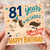 81st Birthday Card, 81 Years in the Saddle Happy Birthday Horse Card