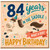 84th Birthday Card, 84 Years in the Saddle Horse Birthday Card