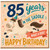 85th Birthday Card, 85 Years in the Saddle What a Ride Happy Birthday Card
