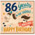 86th Birthday Card, Happy Birthday In The Saddle What A Ride Horse Card