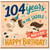 104th Birthday Card, Horse Birthday Card, Happy Birthday in the Saddle Card