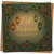 Elegant Eid Mubarak Greeting Card - Lanterns & Islamic Geometric Border - Wishing You Joy - 145mm x 145mm Square Card, Includes Kraft Envelope