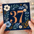 37th Birthday Card, Floral Design