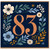 83rd Birthday Card, Floral Number 83 Birthday Card