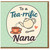 To a Tea-rrific Nana Card - Cute Teapot & Teacup Pun Design, Grandmother Greeting Card for Birthday, Mother's Day or Any Occasion