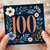 100th Birthday Card, Floral Milestone Birthday Card