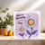 Have a Blooming Lovely Day Daisy Card - Cute Any Occasion Greeting Card, 145mm x 145mm Square, Lilac Hearts Design for Birthday, Thinking of You or Just Because, Includes Kraft Envelope