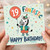 19th Birthday Card, Cute Zebra Happy Birthday Card