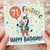 71st Birthday Card, Funny Zebra Birthday Card, Happy Birthday Card