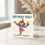 Birthday Yogi Funny Yoga Birthday Card - Cartoon Tree Pose with Cupcake - For Yogi or Yoga Lover