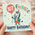 107th Birthday Card, Cute Zebra Birthday Card