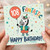 108th Birthday Card, Funny Zebra Happy Birthday Card