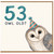 53rd Birthday Card, Owl Old Funny Birthday Card