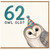 62nd Birthday Card, Owl Old? Funny Owl Birthday Card
