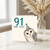 91st Birthday Card, Cute Owl Pun Card
