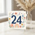 24th Birthday Card, Floral Number 24 Birthday Card