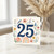 25th Birthday Card, Floral Number 25 Birthday Card