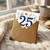 25th Birthday Card, Floral Number 25 Birthday Card