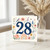 28th Birthday Card, Floral Bird and Butterfly Design