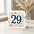 29th Birthday Card, Floral Bird and Butterfly Design