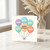 Happy Birthday Balloons Greeting Card - Colourful Pastel Balloon Design - Cute Birthday Card for Him, Her, Friend or Family