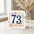 73rd Birthday Card, Floral Bird Butterfly Design