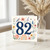 82nd Birthday Card, Floral Bird and Butterfly Design