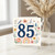 85th Birthday Card, Floral Bird and Butterfly Design