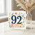 92nd Birthday Card, Floral Bird and Butterfly Design