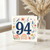 94th Birthday Card, Floral Bird and Butterfly Design