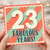 23rd Birthday Card, Fabulous Years